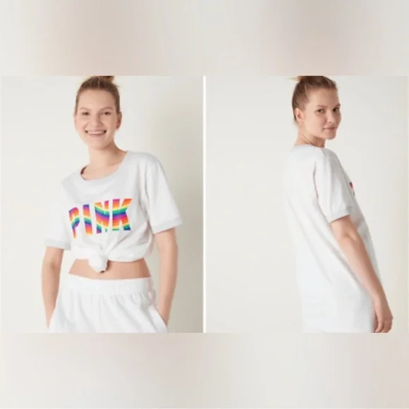 PINK
Shirt
Cotton Short Sleeve Campus Ringer T-Shirt - Picture 1 of 10